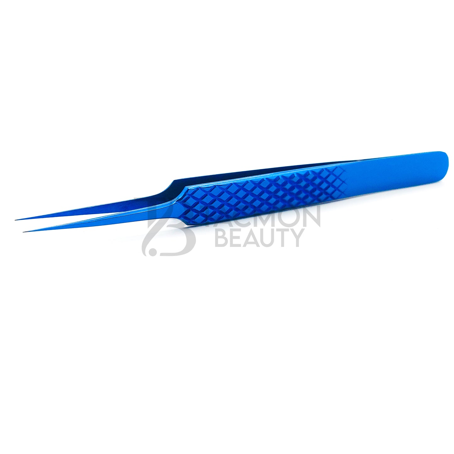 Blue Titanium Plasma Coated Eyelash Tweezer TB-Bl-01