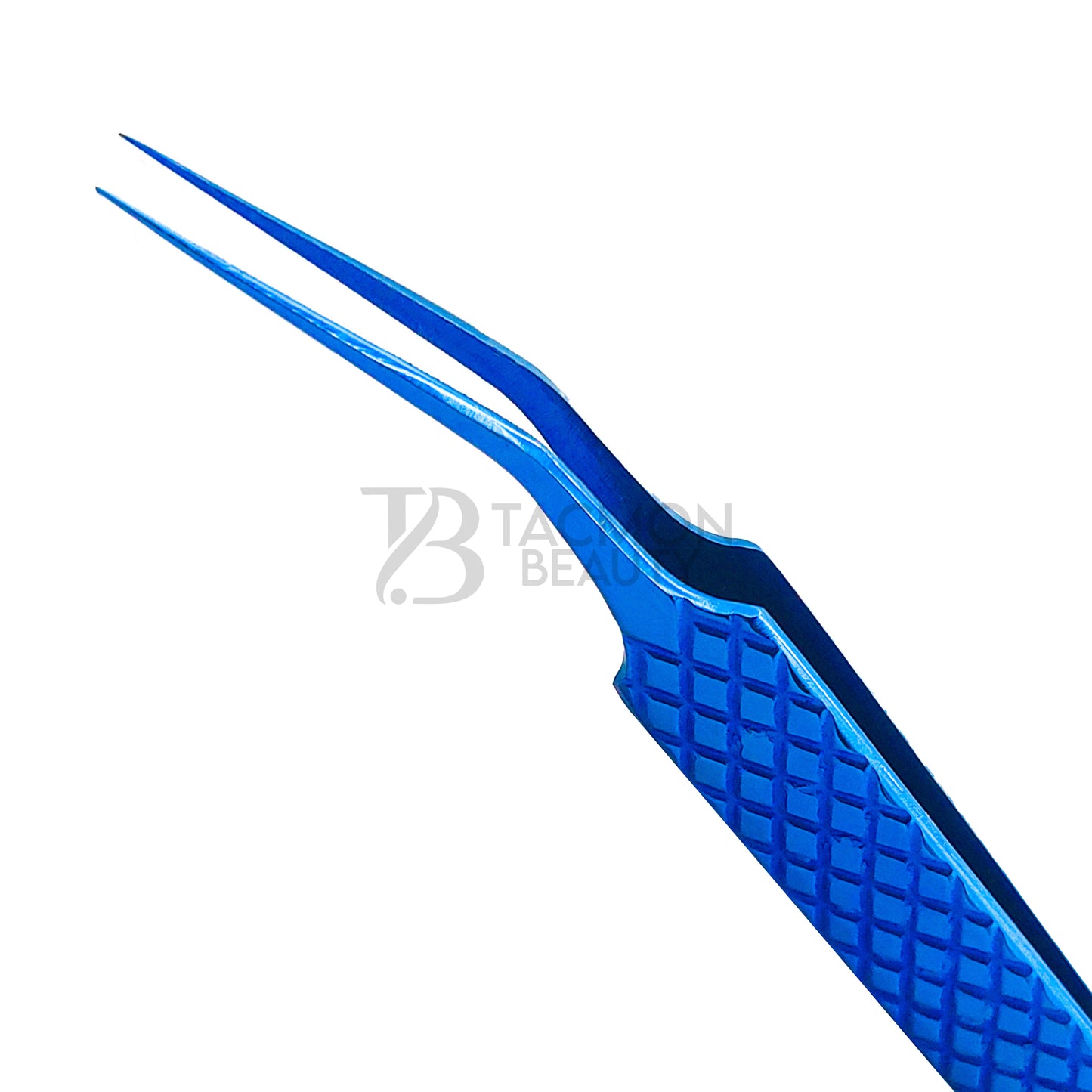 Blue Titanium Plasma Coated Eyelash Tweezer TB-Bl-05