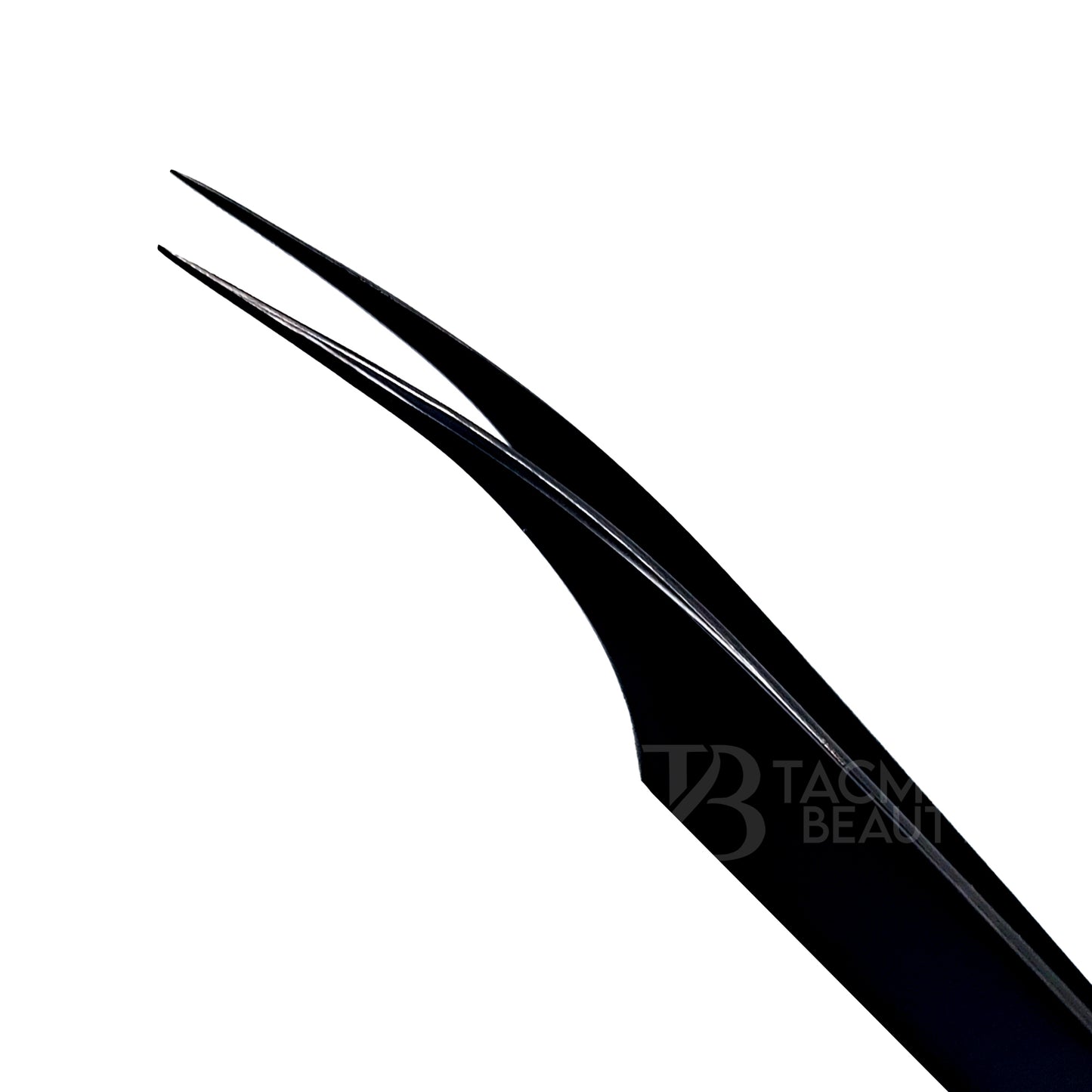 Black Titanium Plasma Coated Eyelash Tweezer TBB-09