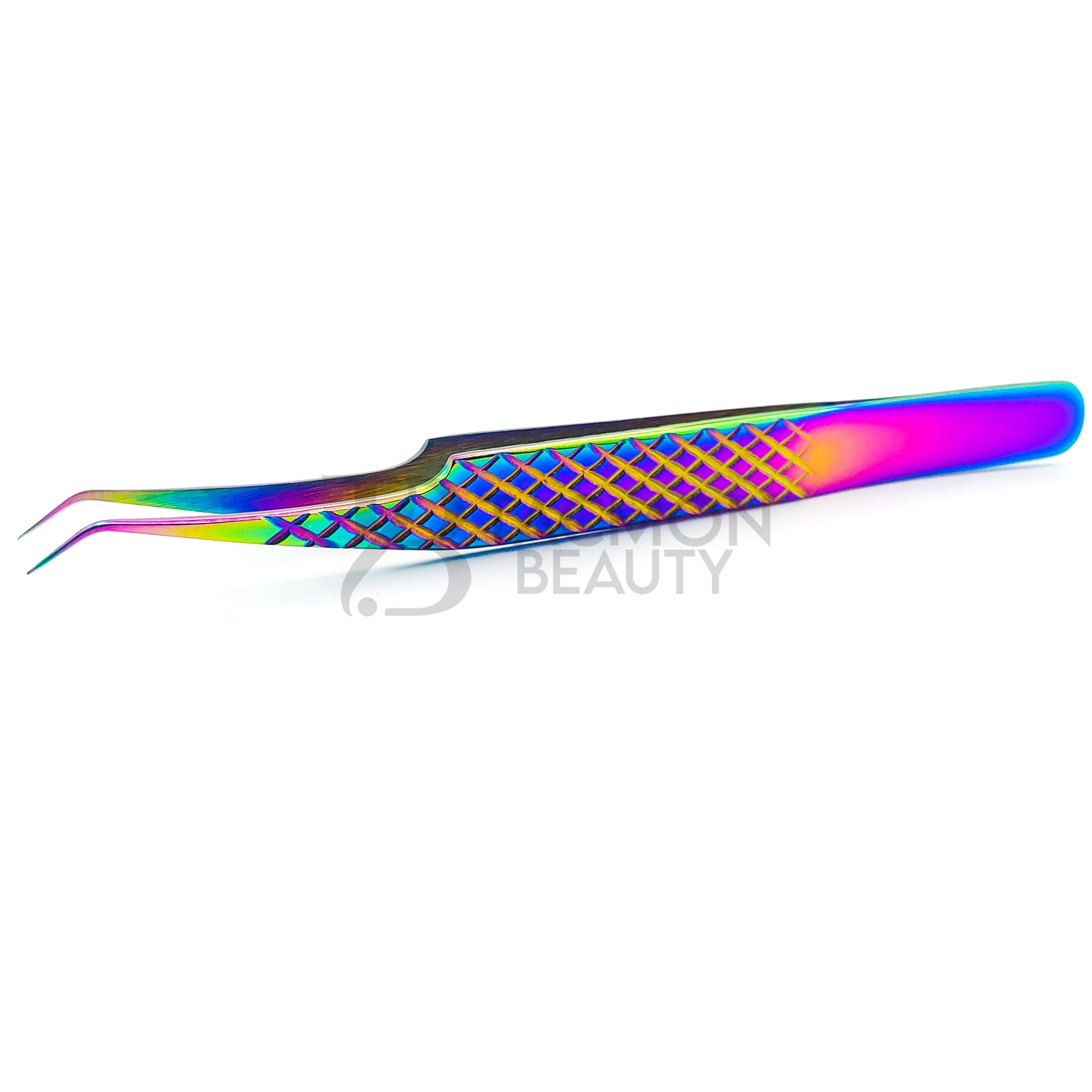Multi/Rainbow Titanium Plasma Coated Eyelash Tweezer TB-MR-11