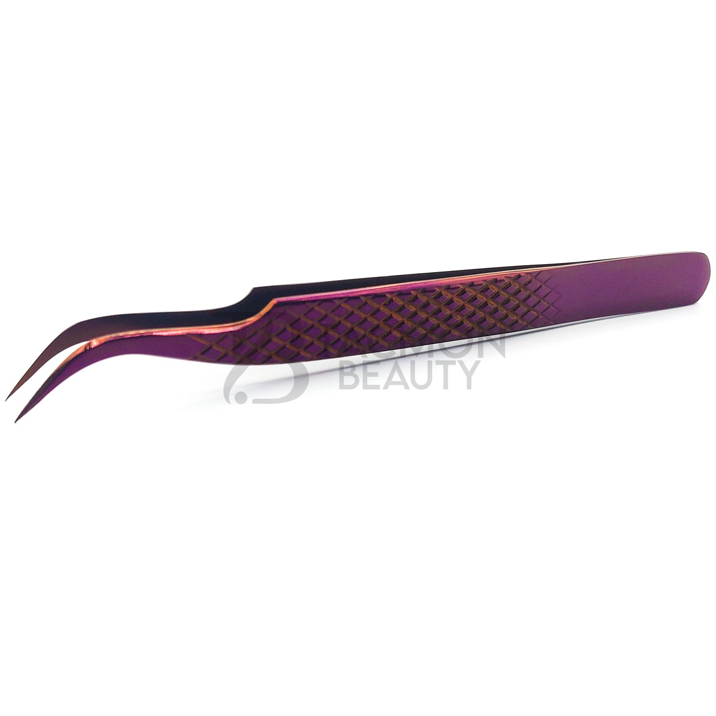 Purple Titanium Plasma Coated Eyelash Tweezer TBP-13
