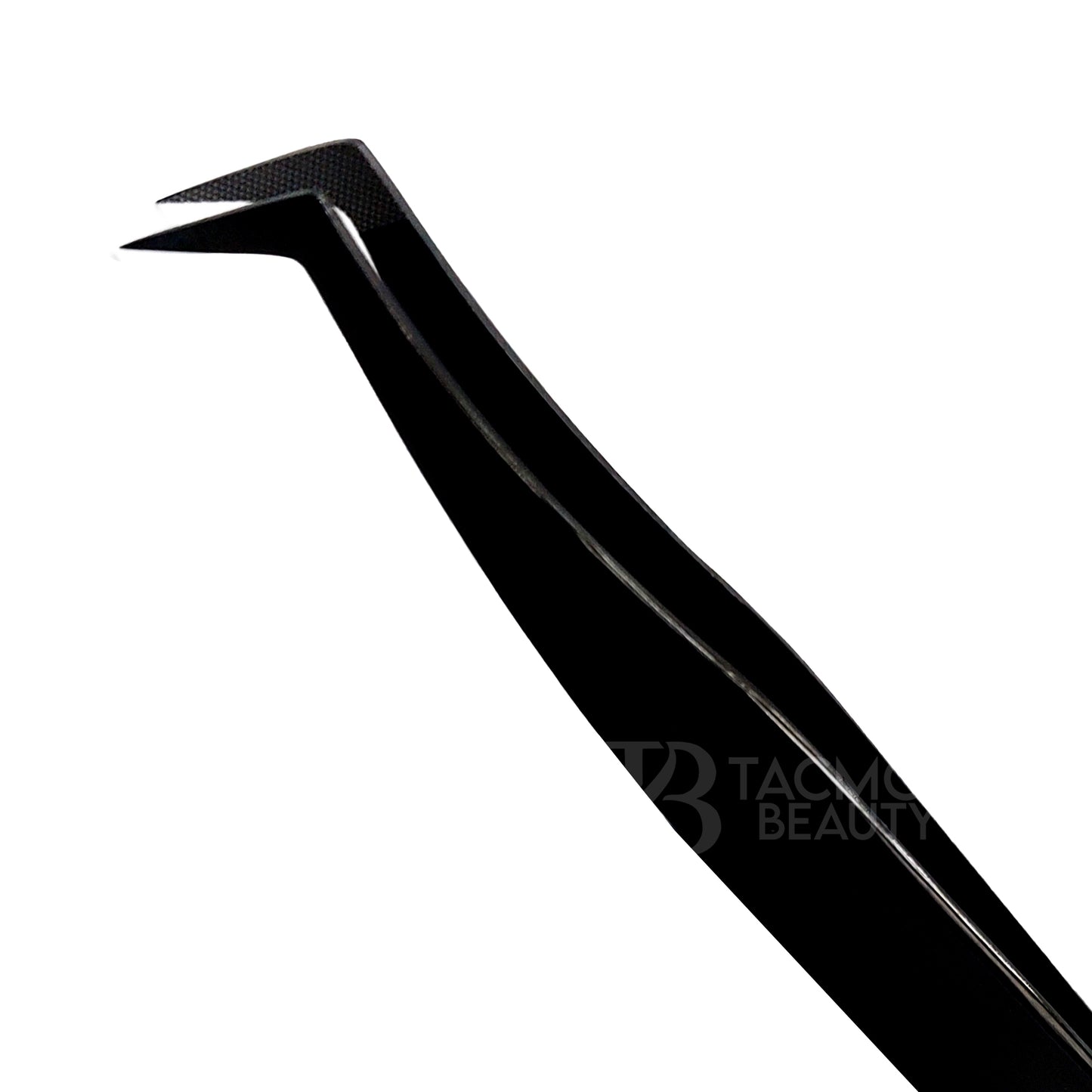 Black Titanium Plasma Coated Eyelash Tweezer TBB-33