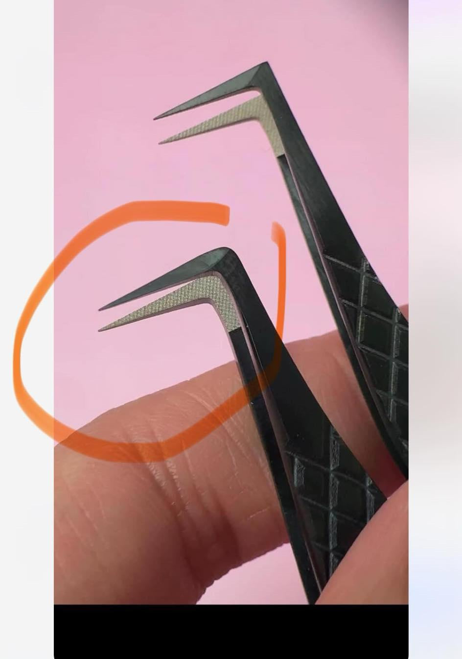 Eyelash Tweezer Samples