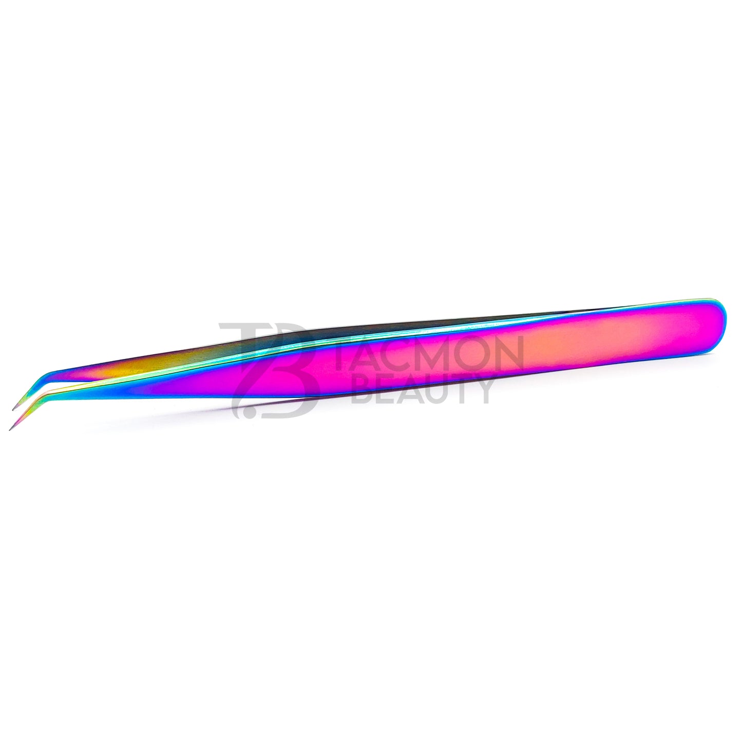 Multi/Rainbow Titanium Plasma Coated Eyelash Tweezer TB-MR-01