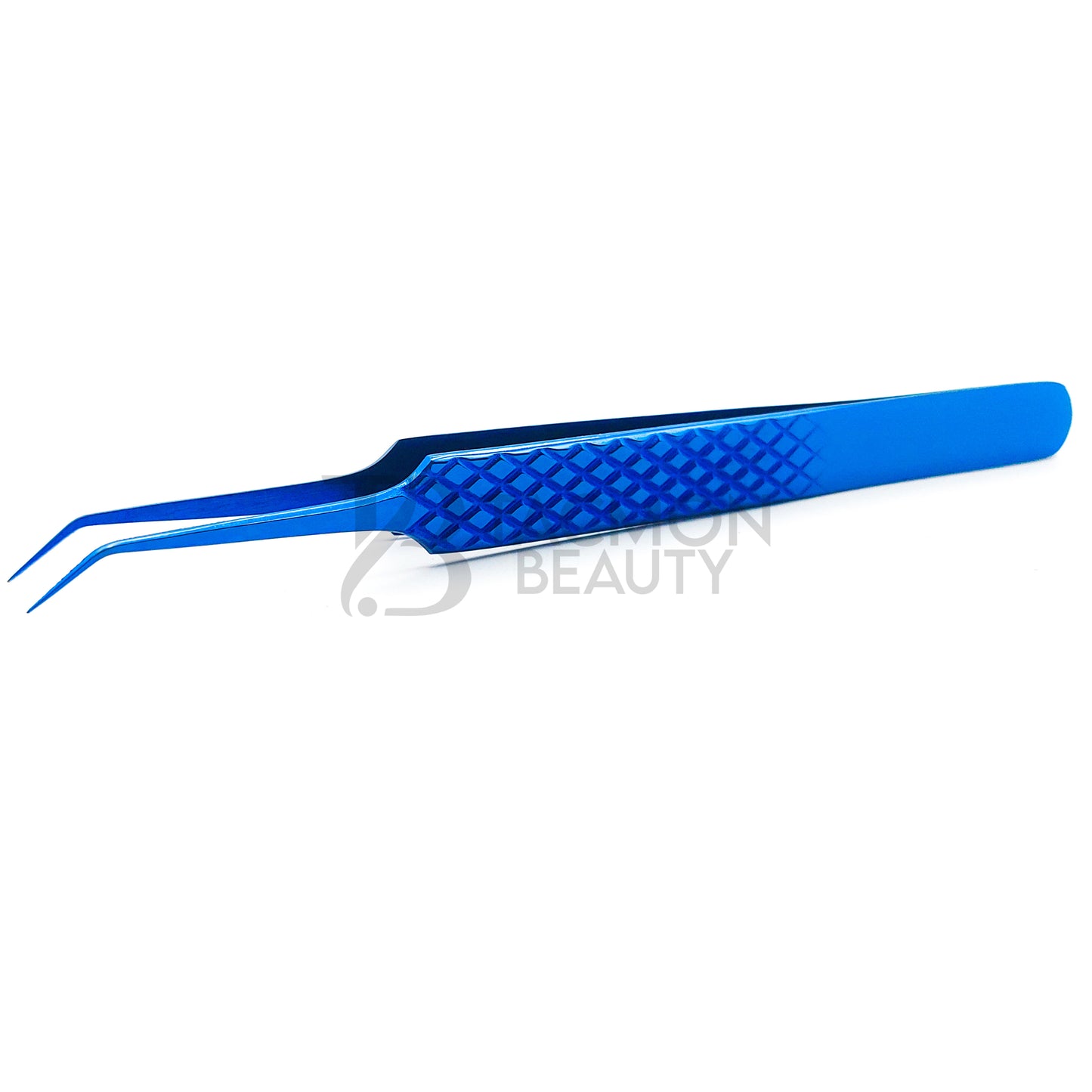 Blue Titanium Plasma Coated Eyelash Tweezer TB-Bl-02