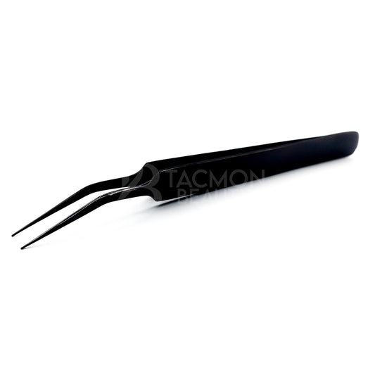 Black Titanium Plasma Coated Eyelash Tweezer TBB-05