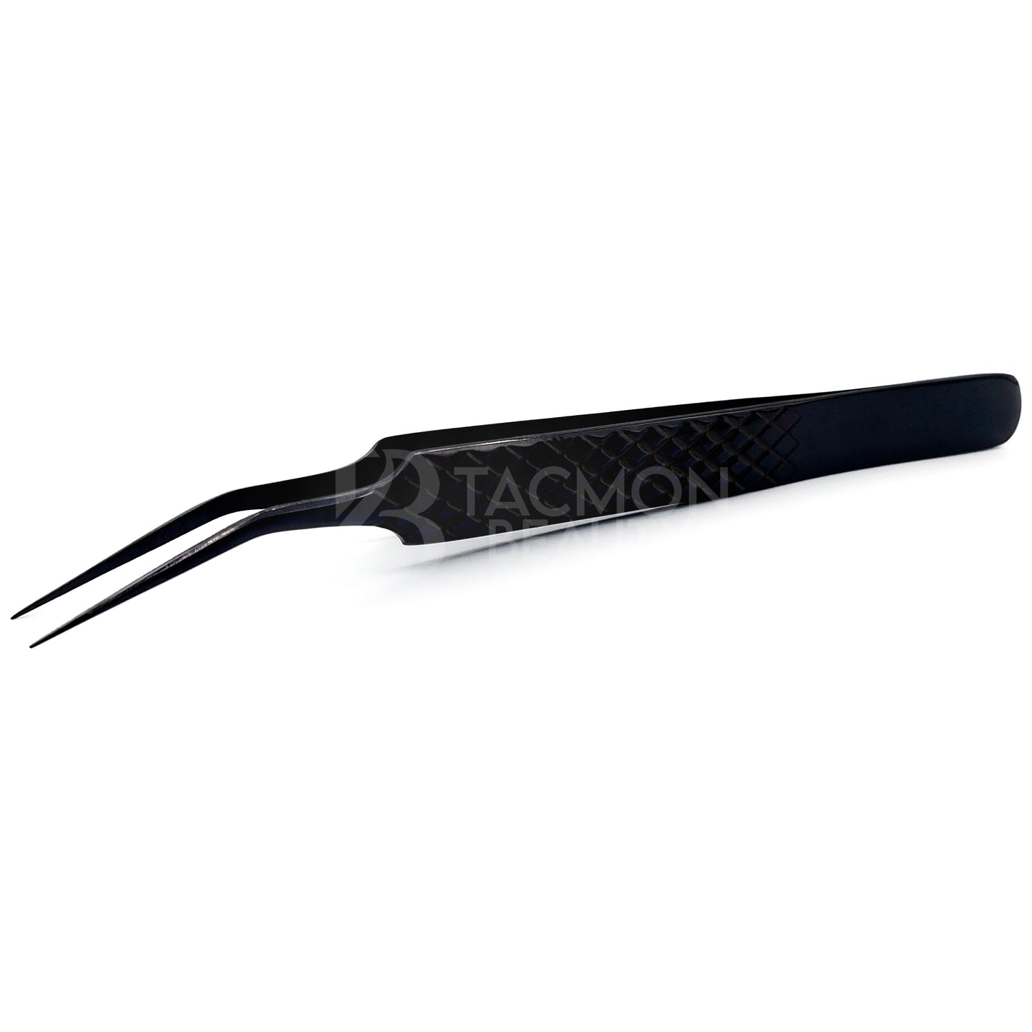 Black Titanium Plasma Coated Eyelash Tweezer TBB-06