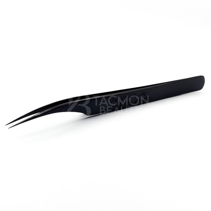 Black Titanium Plasma Coated Eyelash Tweezer TBB-10