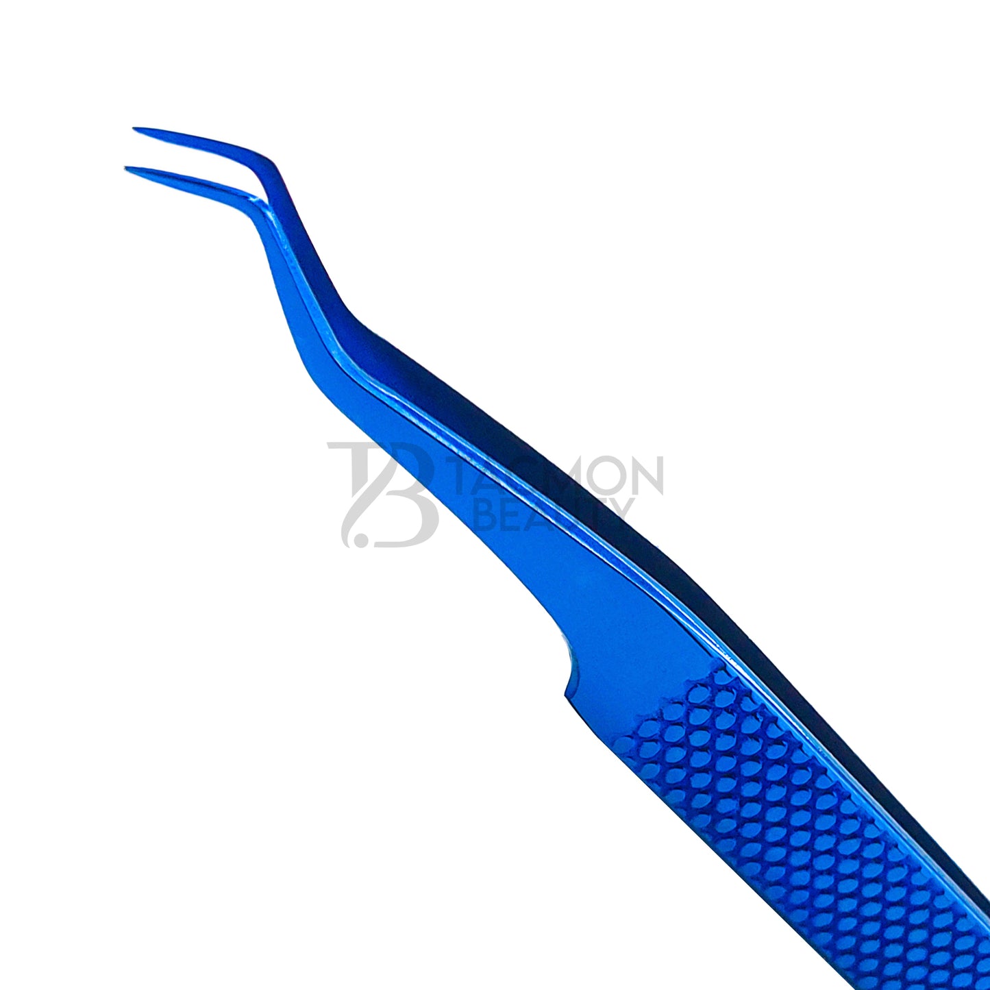 Blue Titanium Plasma Coated Eyelash Tweezer TB-Bl-10