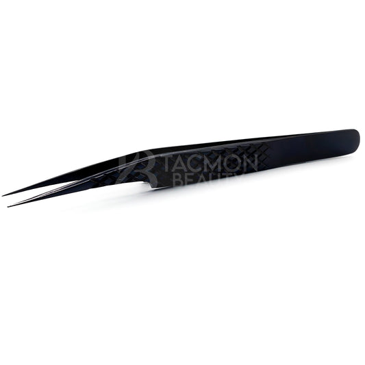 Black Titanium Plasma Coated Eyelash Tweezer TBB-11