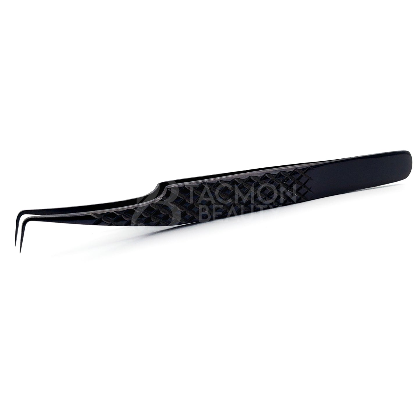 Black Titanium Plasma Coated Eyelash Tweezer TBB-12