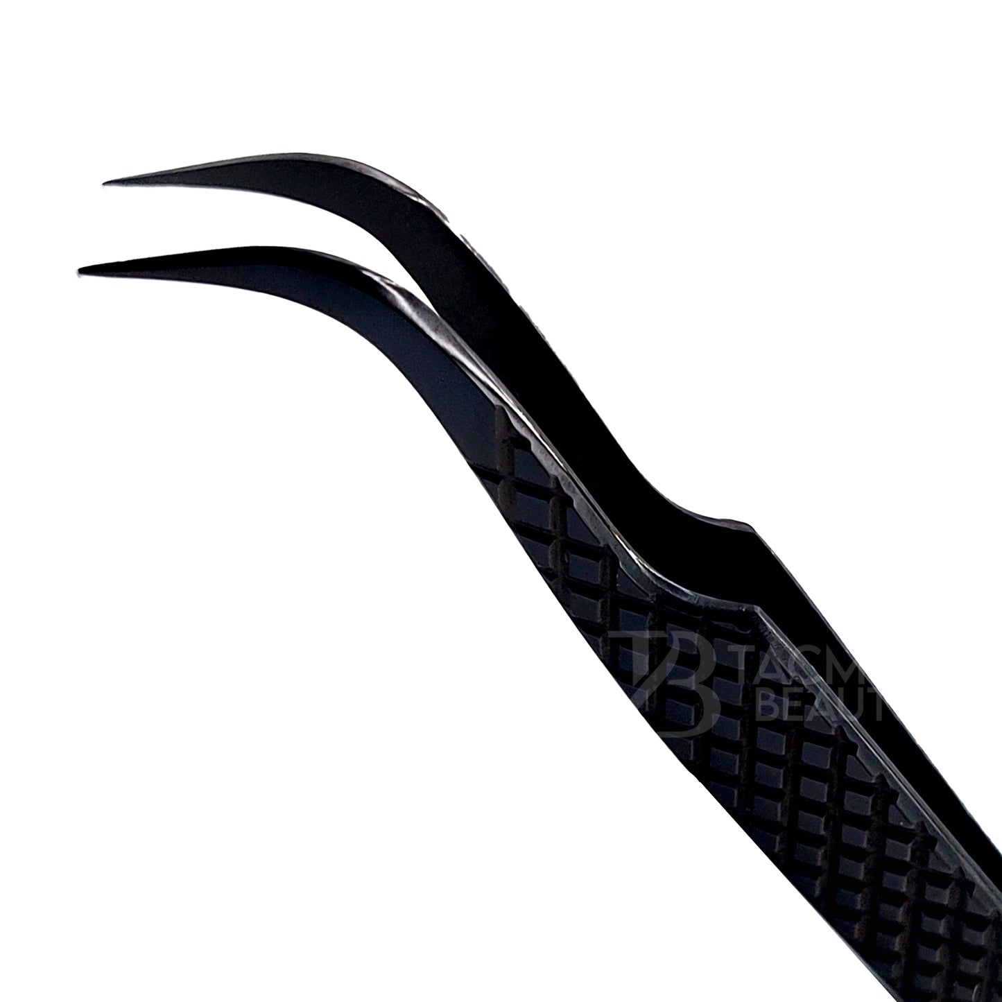 Black Titanium Plasma Coated Eyelash Tweezer TBB-13