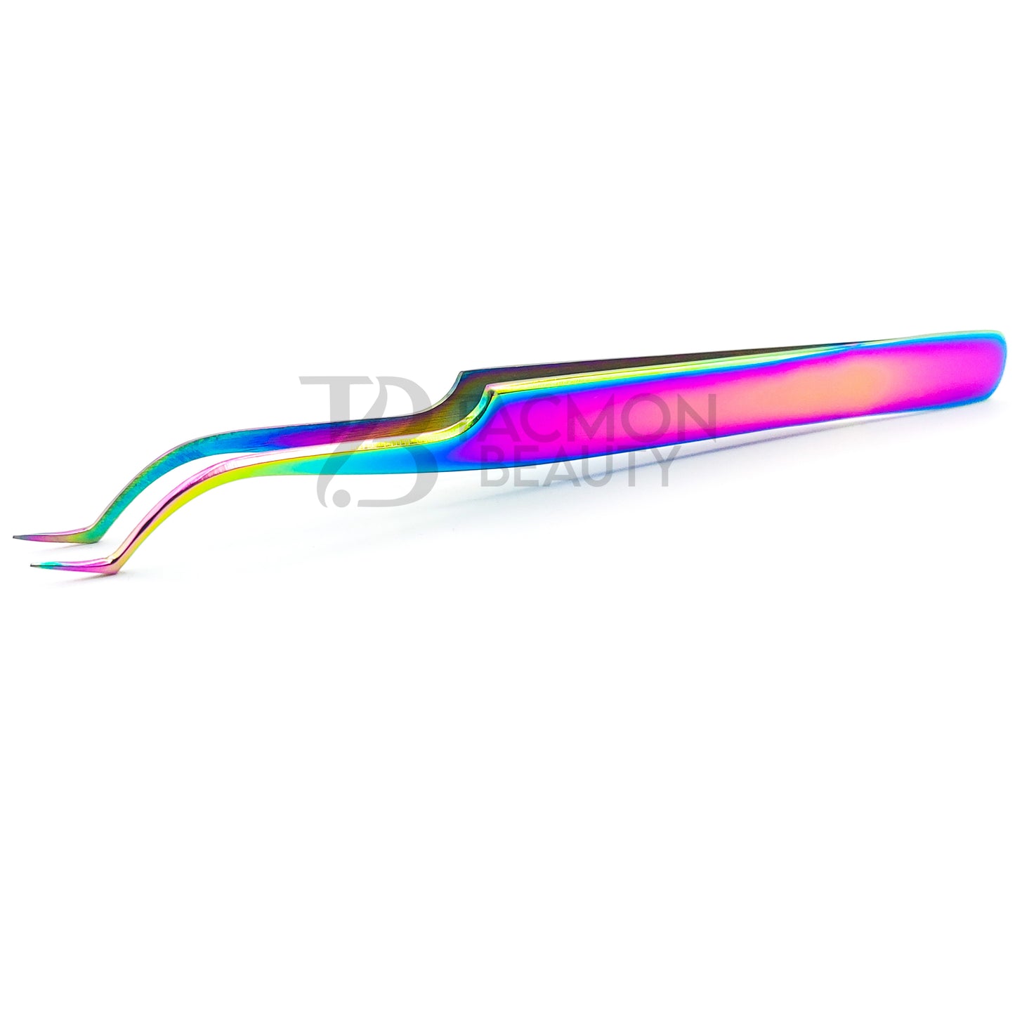 Multi/Rainbow Titanium Plasma Coated Eyelash Tweezer TB-MR-14