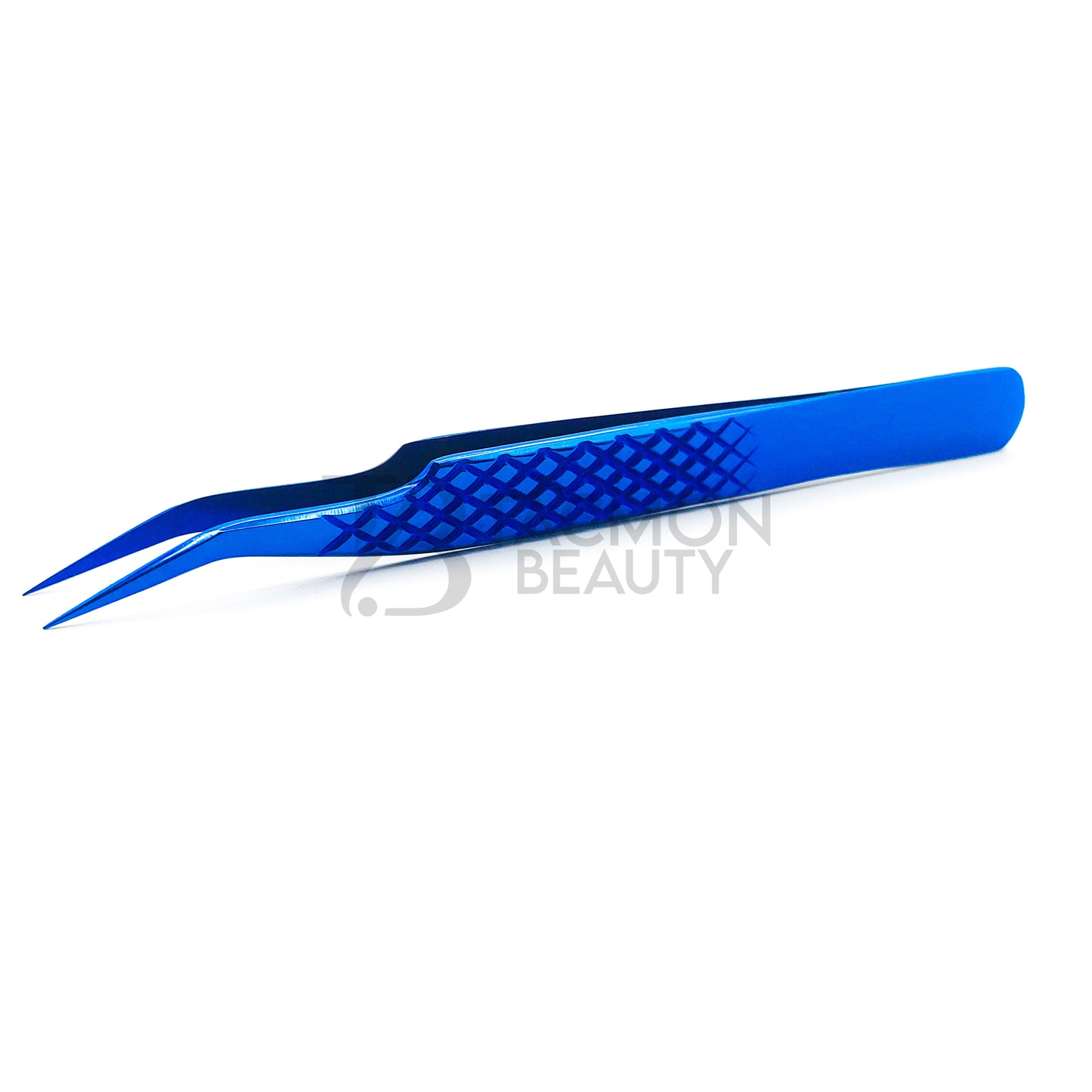 Blue Titanium Plasma Coated Eyelash Tweezer TB-Bl-15