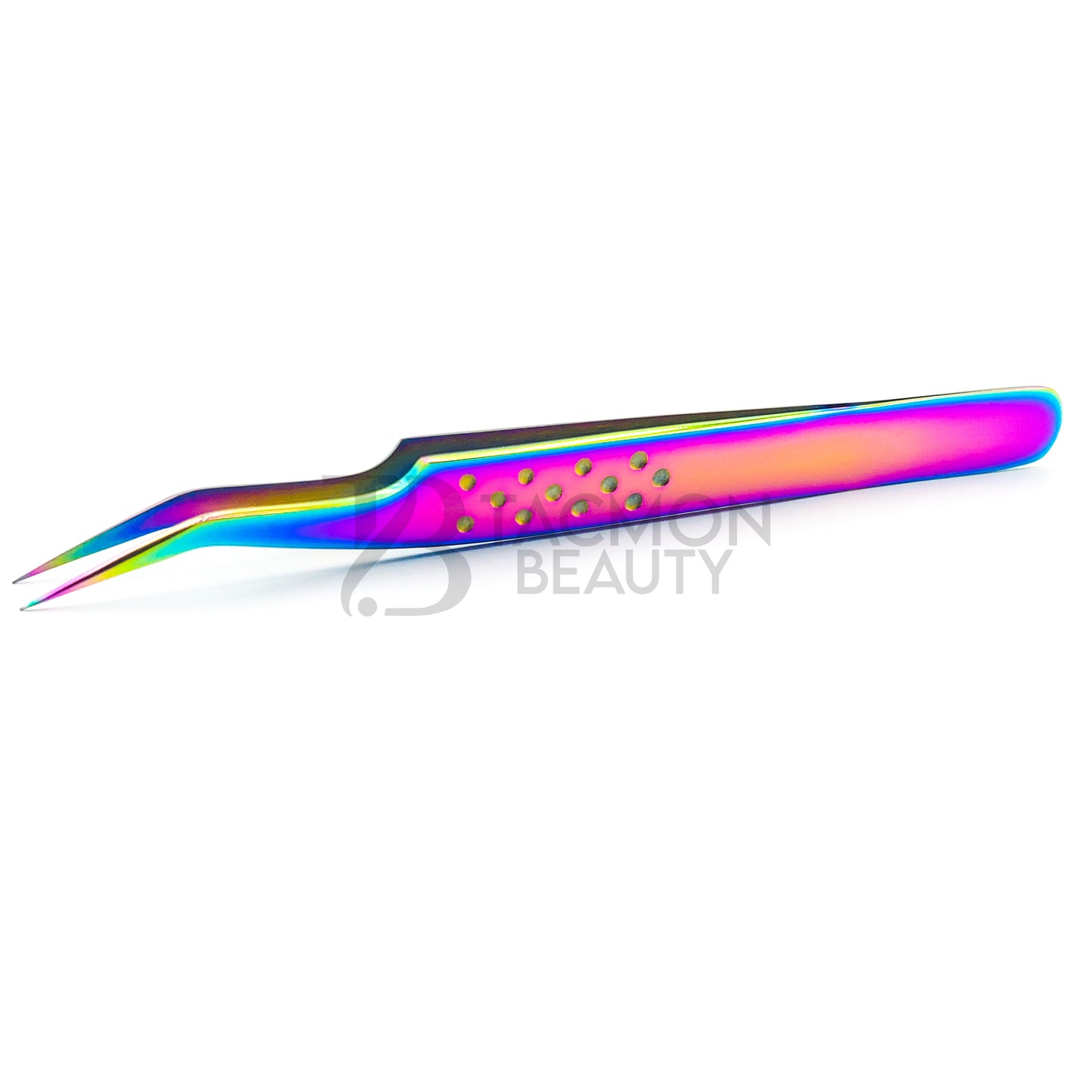 Multi/Rainbow Titanium Plasma Coated Eyelash Tweezer TB-MR-15