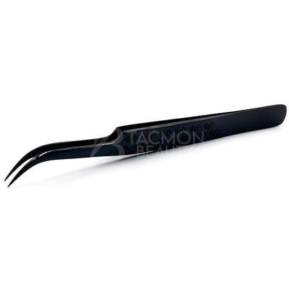 Black Titanium Plasma Coated Eyelash Tweezer TBB-16