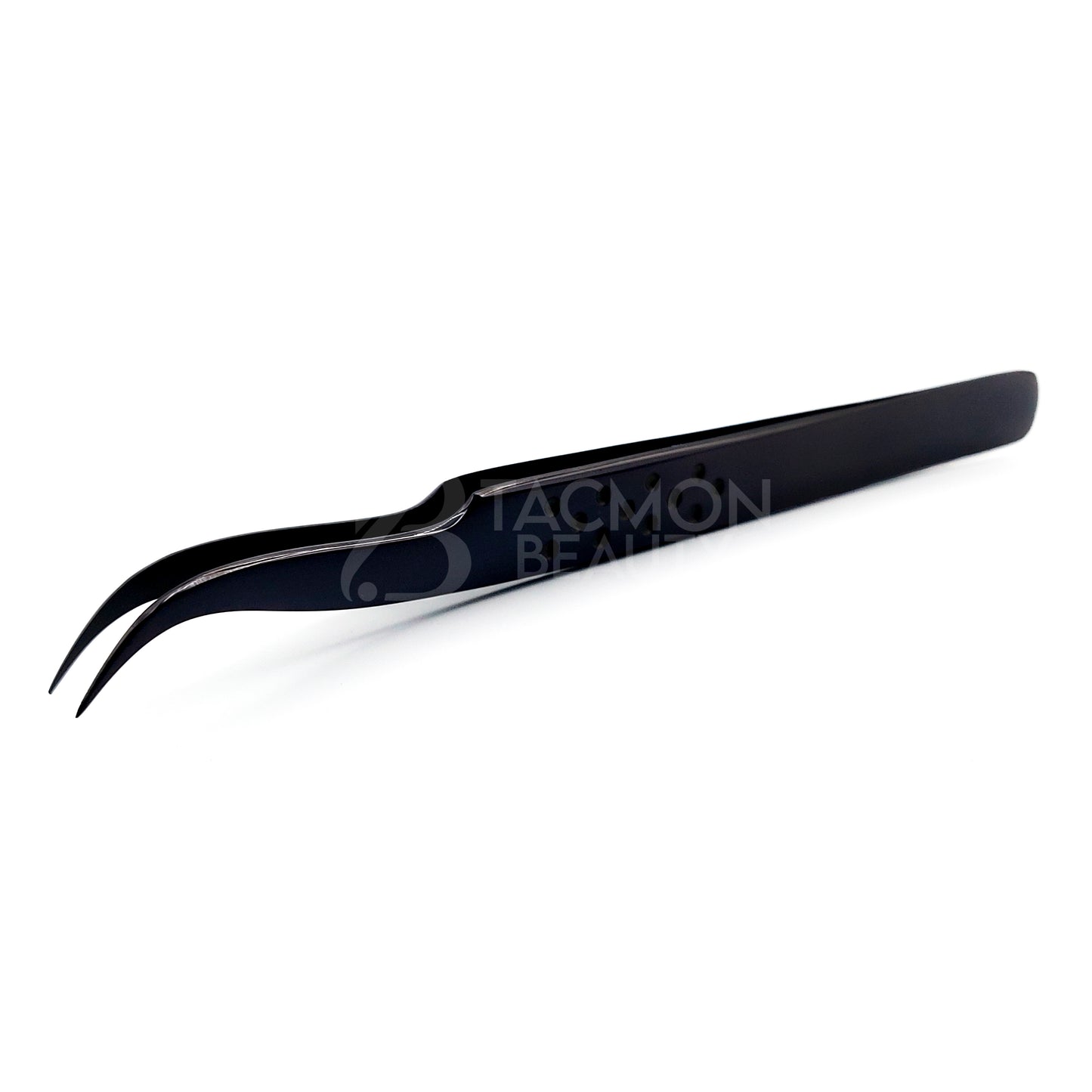 Black Titanium Plasma Coated Eyelash Tweezer TBB-17