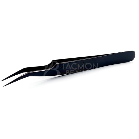 Black Titanium Plasma Coated Eyelash Tweezer TBB-19