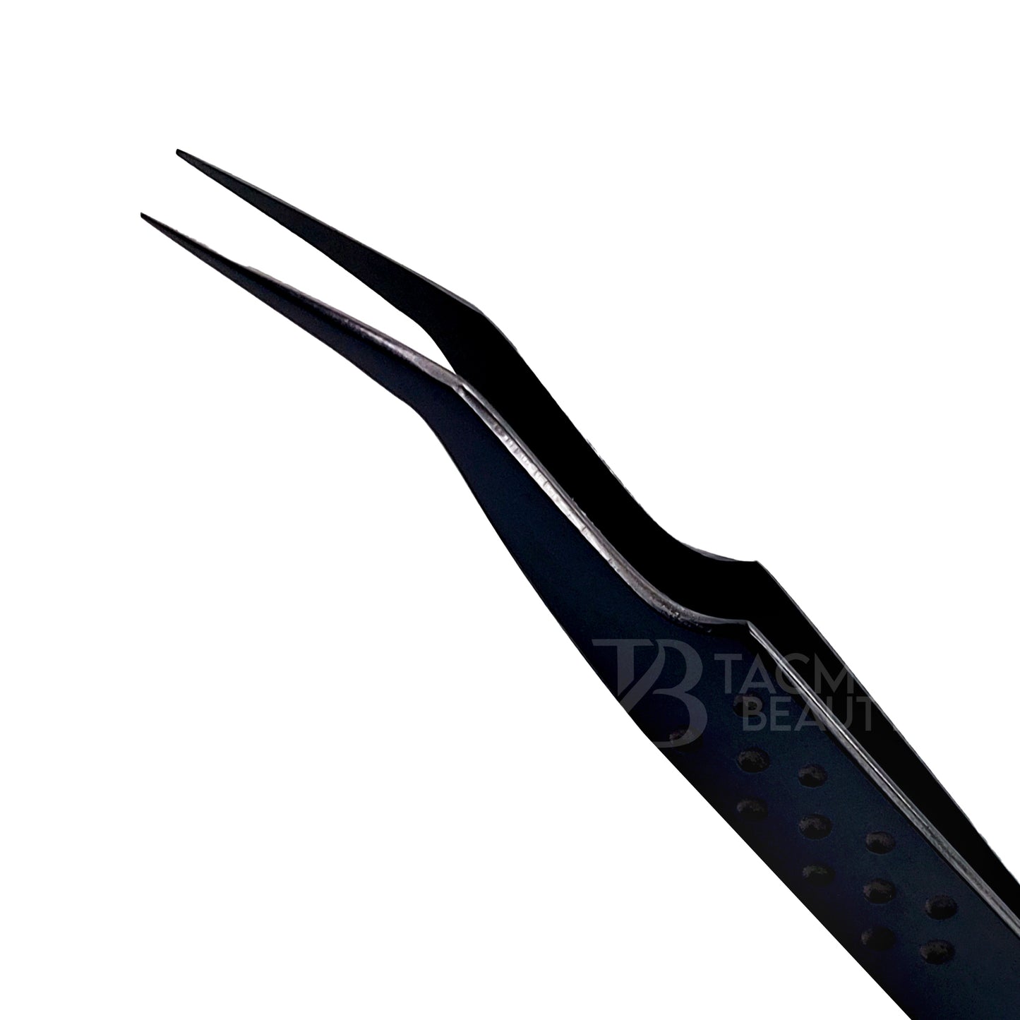 Black Titanium Plasma Coated Eyelash Tweezer TBB-19