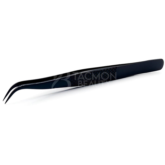 Black Titanium Plasma Coated Eyelash Tweezer TBB-21