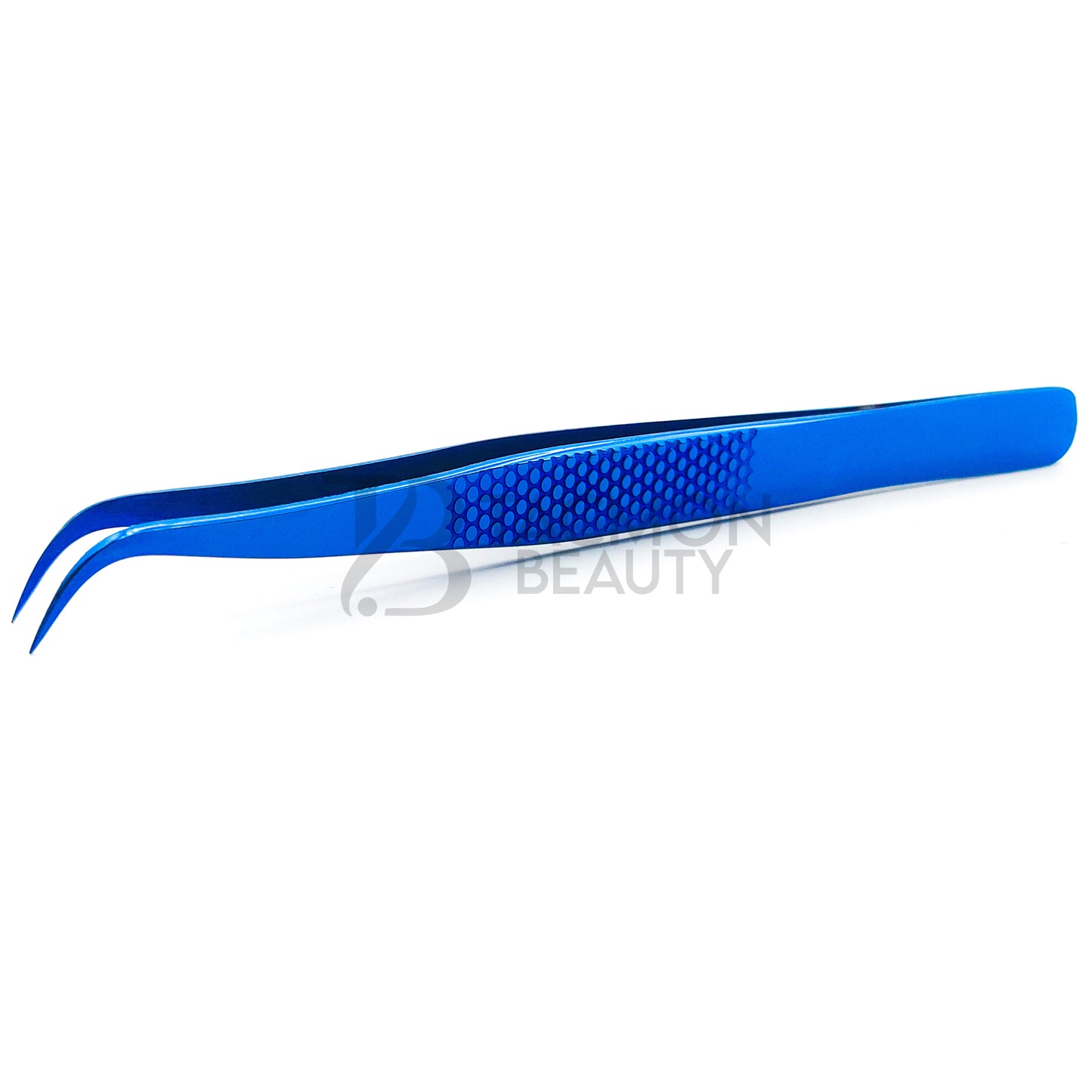 Blue Titanium Plasma Coated Eyelash Tweezer TB-Bl-22