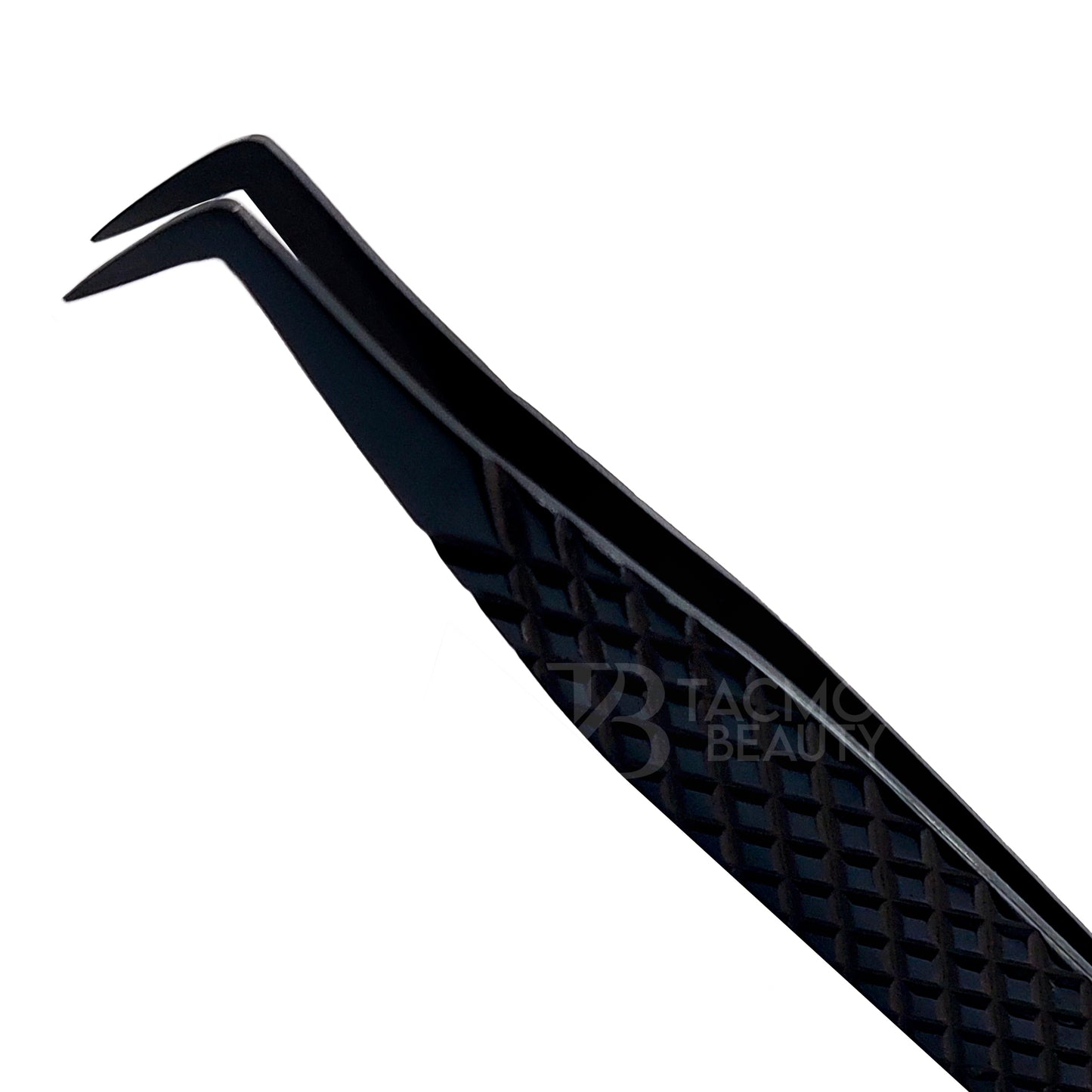 Black Titanium Plasma Coated Eyelash Tweezer TBB-27