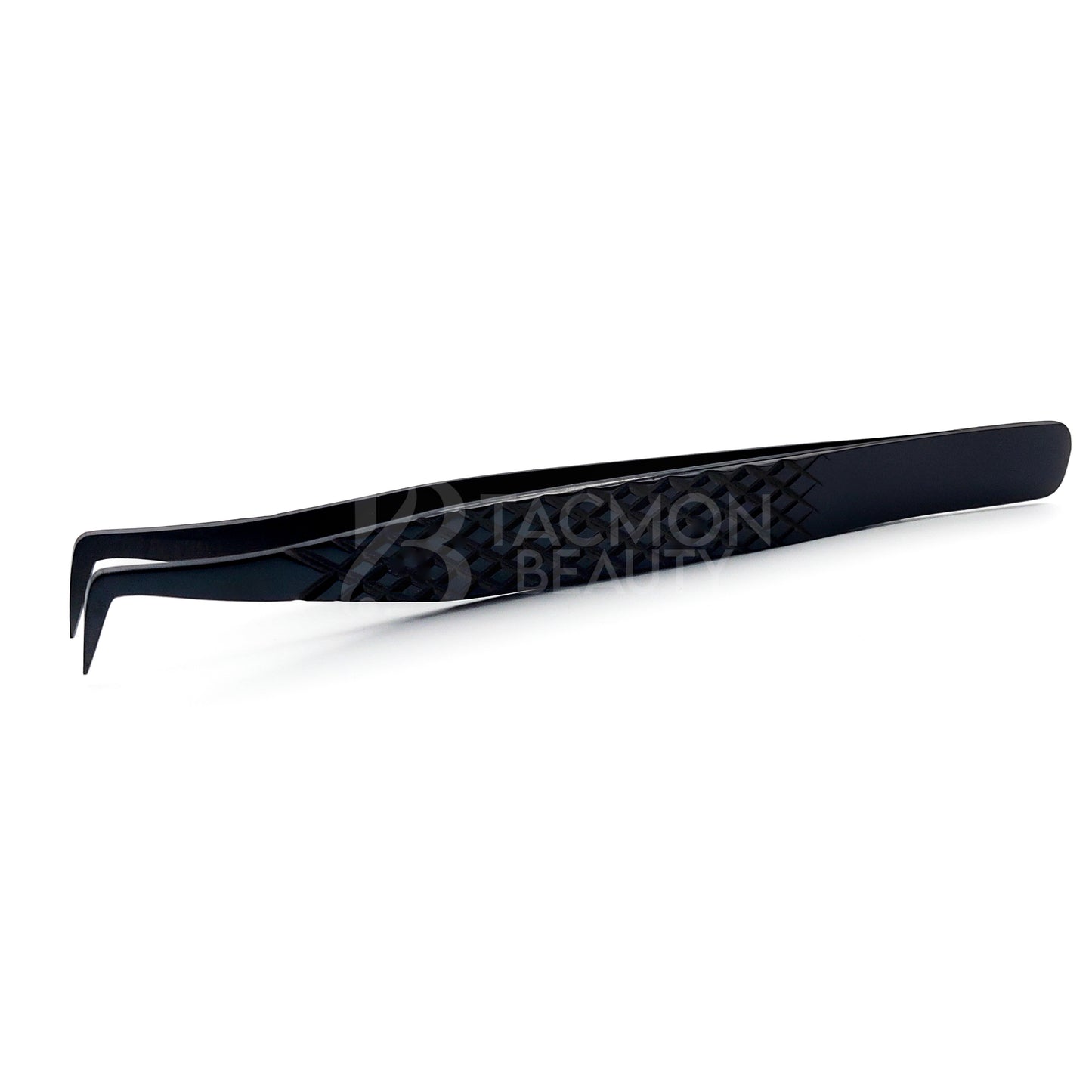 Black Titanium Plasma Coated Eyelash Tweezer TBB-28