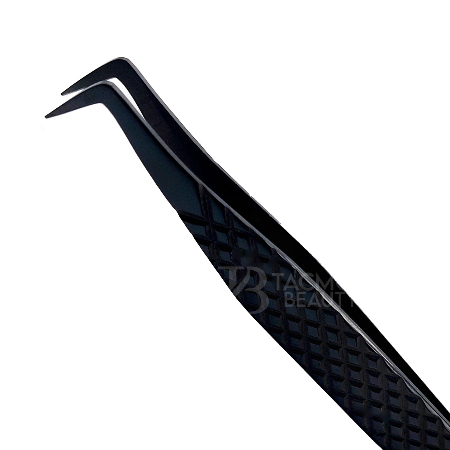 Black Titanium Plasma Coated Eyelash Tweezer TBB-28