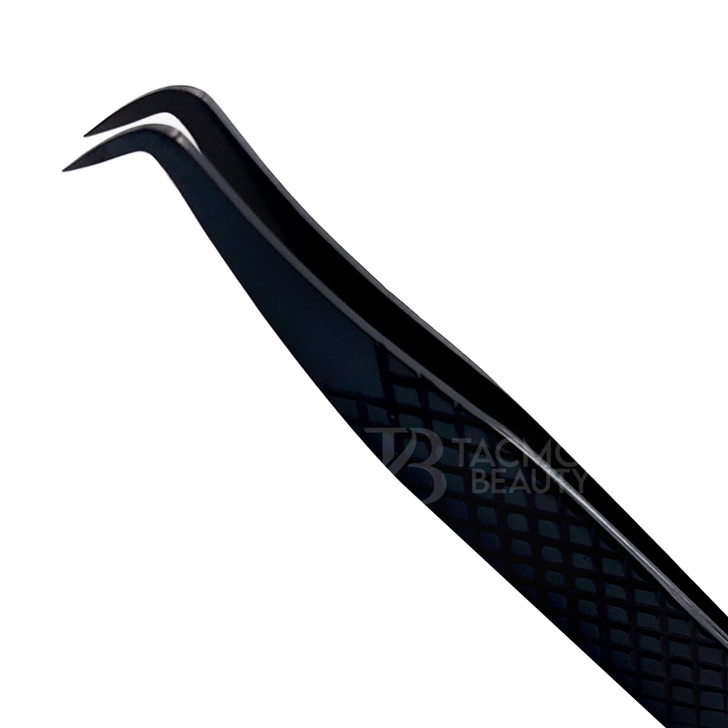 Black Titanium Plasma Coated Eyelash Tweezer TBB-29