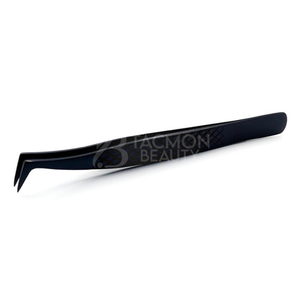 Black Titanium Plasma Coated Eyelash Tweezer TBB-30