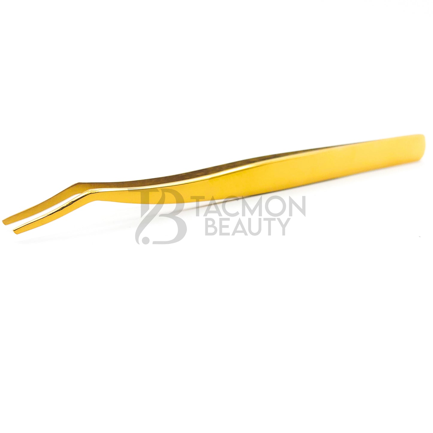 Gold Titanium Plasma Coated Eyelash Tweezer TBG-30