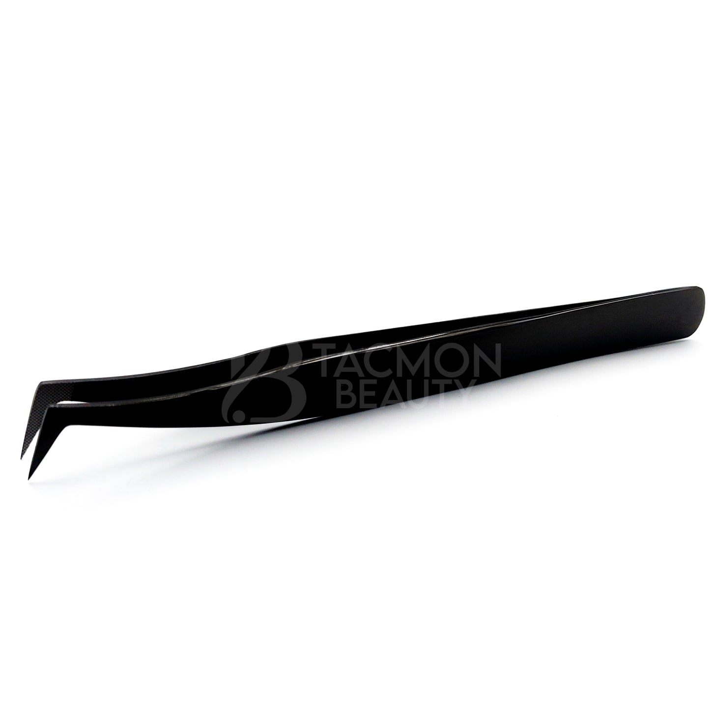 Black Titanium Plasma Coated Eyelash Tweezer TBB-33