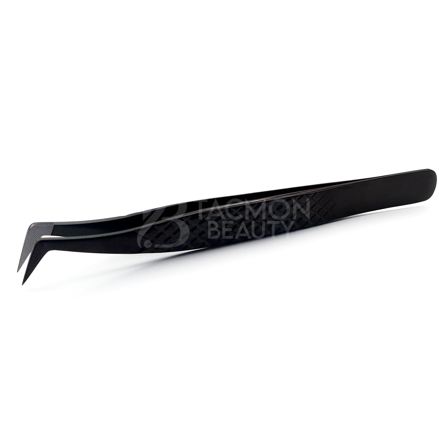 Black Titanium Plasma Coated Eyelash Tweezer TBB-34