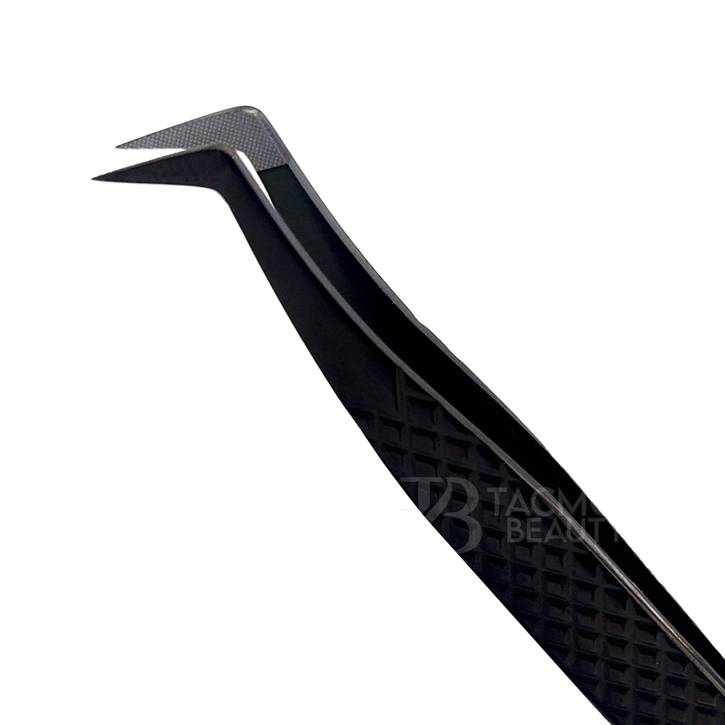 Black Titanium Plasma Coated Eyelash Tweezer TBB-34