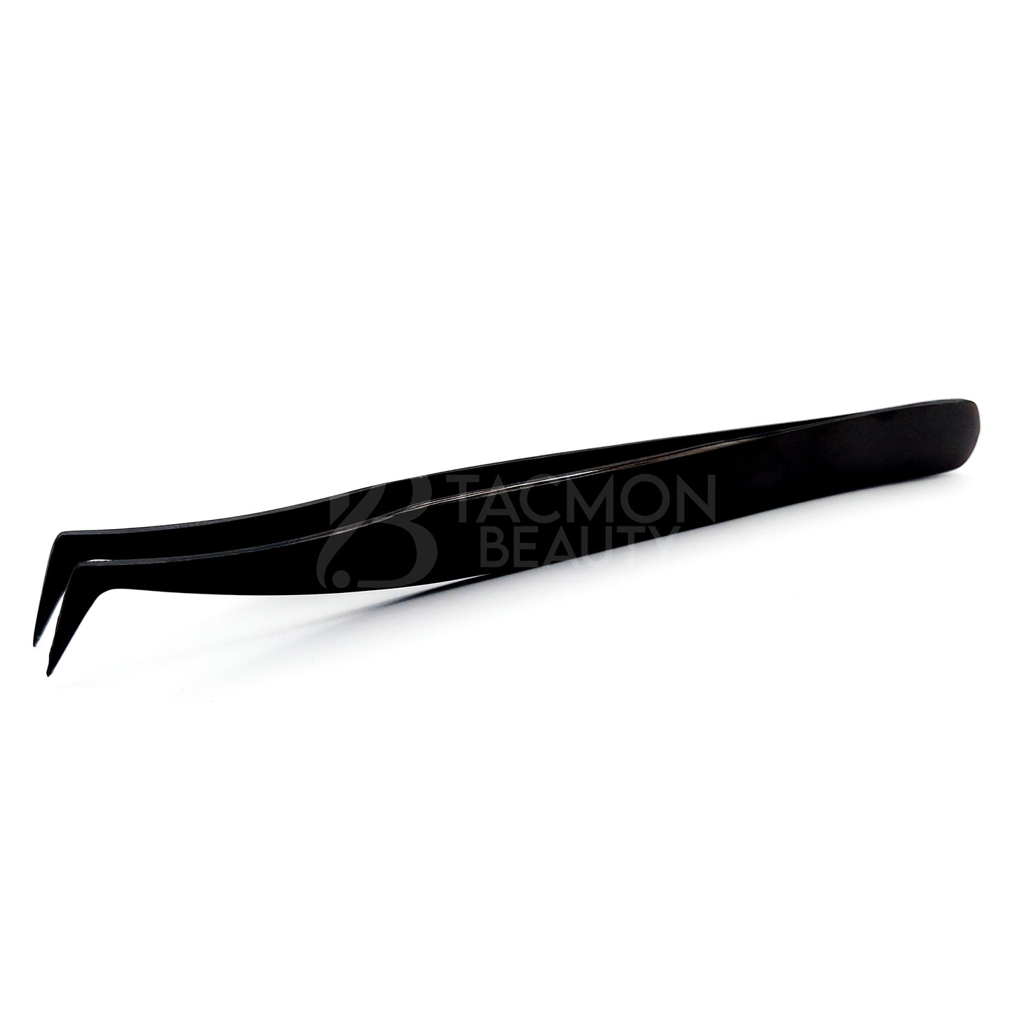 Black Titanium Plasma Coated Eyelash Tweezer TBB-38